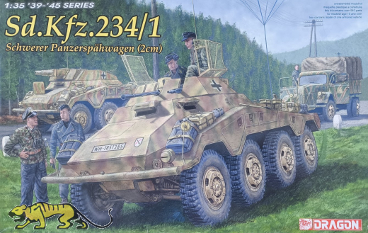 Sd.Kfz. 234/1 Schwerer Panzerspähwagen 2cm - Rarität - 1:35