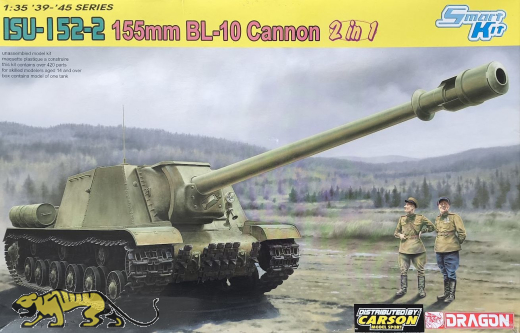 ISU-152-2 - 155mm BL-10 Cannon - 2in1 - Rarität - 1:35