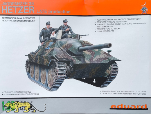 Jagdpanzer 38 Hetzer - late - Rarität - 1:35