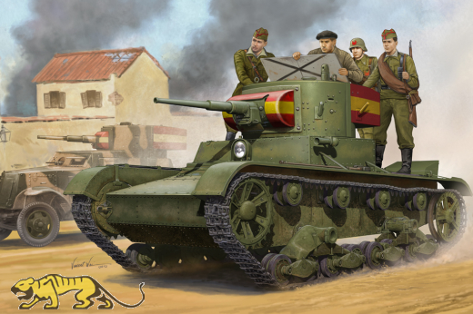 Soviet T-26 Light Infantry Tank Model 1935 - 1/35