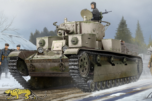 Soviet T-28 Medium Tank (Riveted) - B-Ware - 1:35