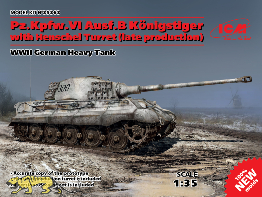 Pz.Kpfw. VI Ausf. B Königstiger - late production - 1:35