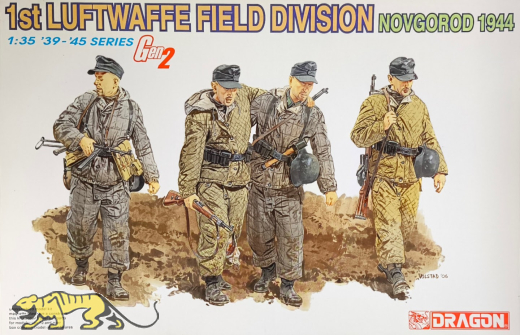 1st Luftwaffe Field Division Novgorod 1944 - Vintage - 1/35