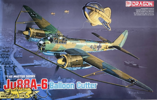Junkers Ju88 A-6 - Balloon Cutter - Vintage - 1/48
