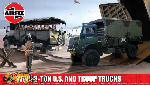 WWII 3 ton GS and Troop Trucks - Vintage Classic - 1/76