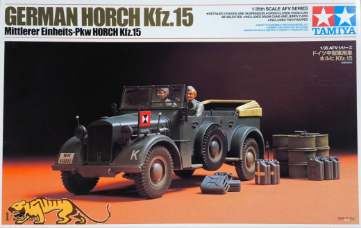 German Horch Kfz. 15 - Mittlerer Einheits-Pkw Horch Kfz. 15 - Rarität - 1:35