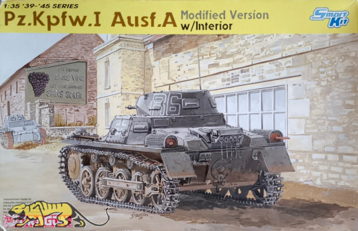 Pz.Kpfw. I Ausf. A Modified Version with Interior - Vintage - 1/35