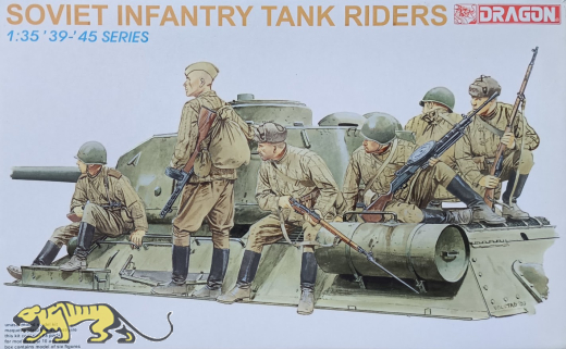 Soviet Infantry Tank Riders - Rarität - 1:35