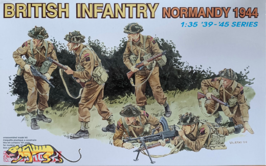 British Infantry - Normandy 1944 - Rarität - 1:35