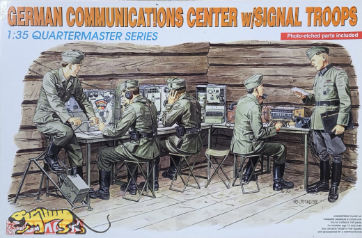German Communications Center with Signal Troops - Rarität - 1:35