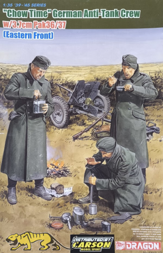 Chow Time - German Anti-Tan Gun Crew with 3,7cm Pak - Rarität - 1:35