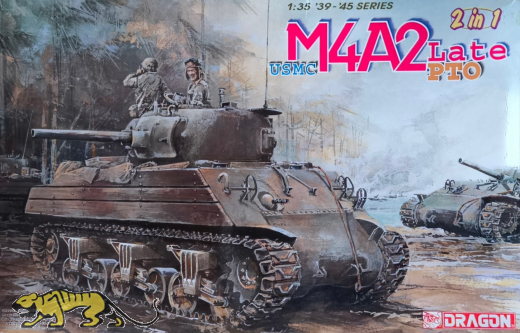 USMC M4A2 Sherman Late PTO - Rarität - 1:35