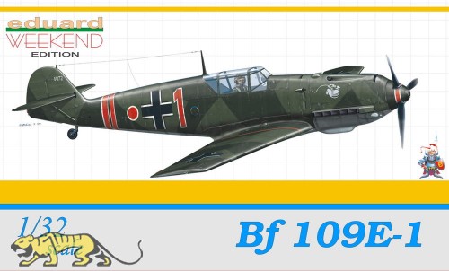 Messerschmitt Bf 109 E-1 - Weekend Edition - Rarität - 1:32
