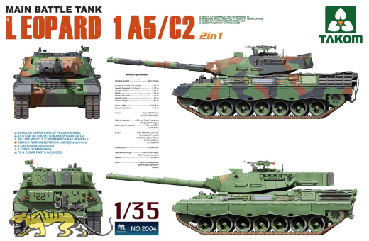 Leopard 1A5 / C2 - 2in1 - 1:35