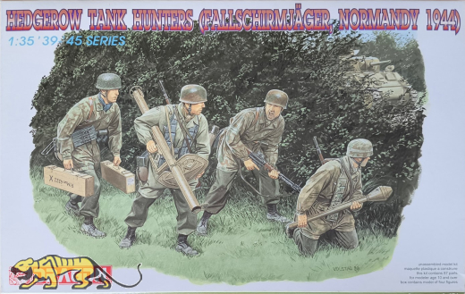 Hedgerow Tank Hunters - Fallschirmjäger, Normandy 1944 - Rarität - 1:35