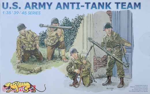 US Army Anti Tank Team - Rarität - 1:35
