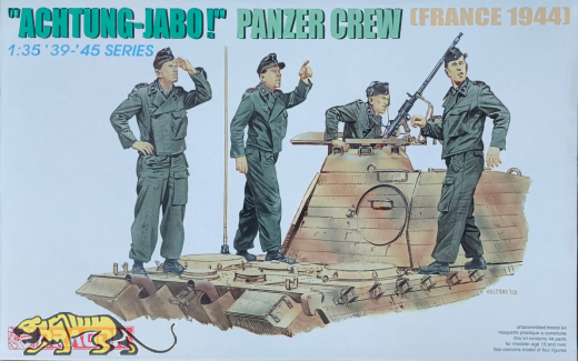 ACHTUNG - JABO! Panzer Crew - France 1944- Rarität - 1:35