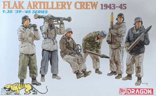 Flak Artillery Crew - 1943-45 - Rarität - 1:35