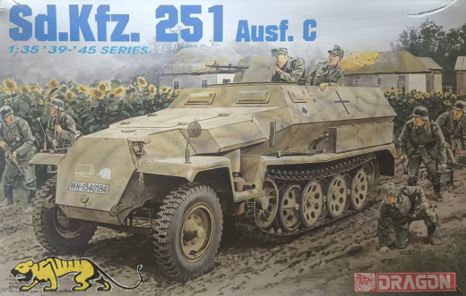 Sd.Kfz. 251 Ausf. C - Rarität - 1:35