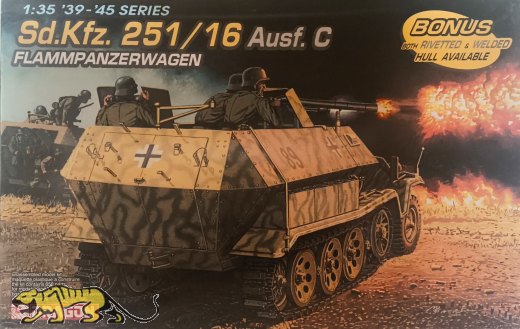 Sd.Kfz. 251/16 Ausf. C - Flammpanzerwagen - Rarität - 1:35