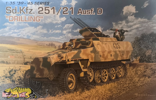 Sd.Kfz. 251/21 Ausf. D - Drilling - Rarität - 1:35