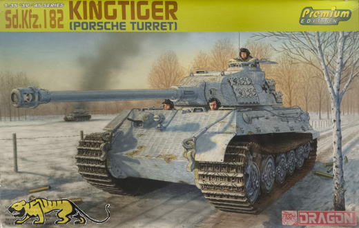 Kingtiger Porsche Turret - Premium Edition - Rarität - 1:35