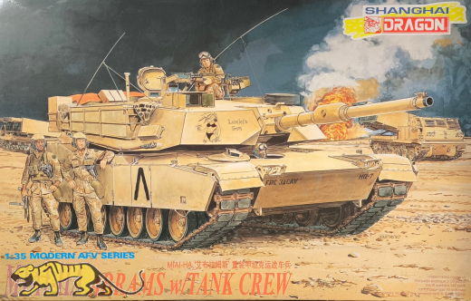 US M1A1-HA Abrams with Tank Crew - Rarität - 1:35