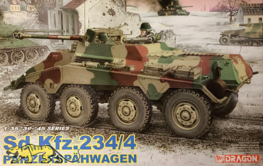 Sd.Kfz. 234/4 - Panzerspähwagen - Rarität - 1:35