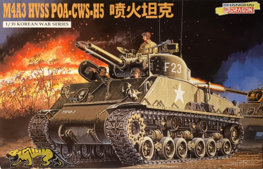 M4A3 HVSS POA-CWS-H5 Flamethrower - Korea 1950/51 - Vintage - 1/35
