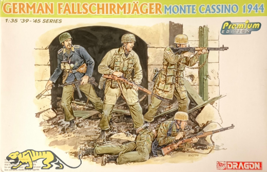 German Fallschirmjäger - Monte Cassino 1944 - Vintage - 1/35