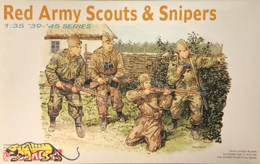 Red Army Scouts & Snipers - Rarität - 1:35