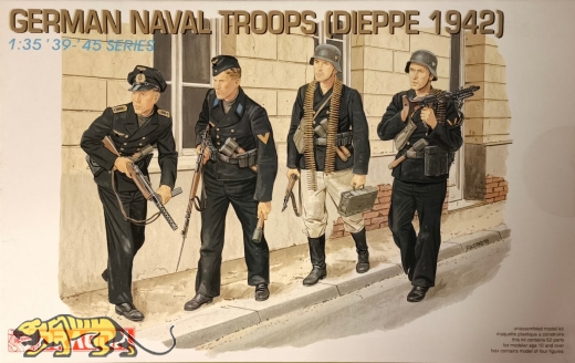 German Naval Troops - Dieppe 1942 - Rarität - 1:35