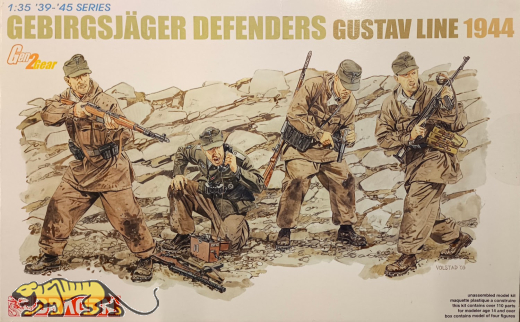 Gebirgsjäger Defenders - Gustav Line 1944 - Rarität - 1:35