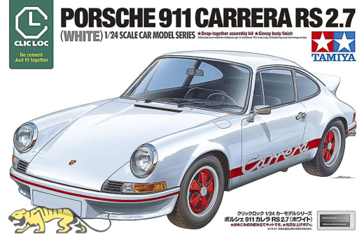 Porsche 911 Carrera RS 2.7 weiß – Clic Loc - 1:24