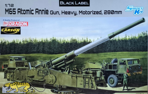 M65 Atomic Annie Gun, Heavy, Motorized, 280mm - Rarität - 1:72