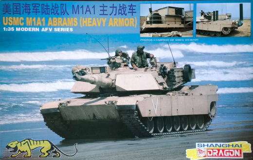 USMC M1A1 Abrams (Heavy Armor) - Rarität - 1:35