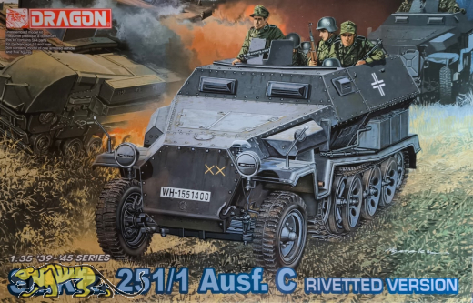 Sd.Kfz. 251/1 Ausf. C Rivetted Version - Rarität - 1:35