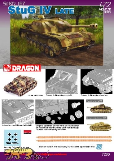 Sd.Kfz. 167 StuG IV late - Rarität - 1:72