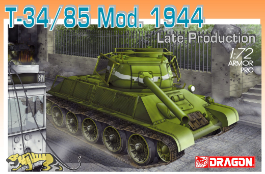 T-34/85 Mod. 1944 - Rarität - 1:72