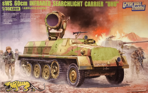 sWS 60cm Infrared Searchlight Carrier UHU - Rarität - 1:35