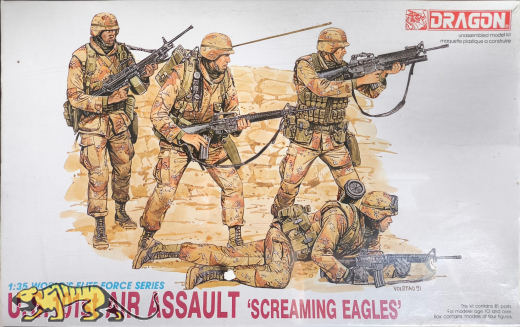 US 101st Air Assault "Screaming Eagles" - Rarität - 1:35