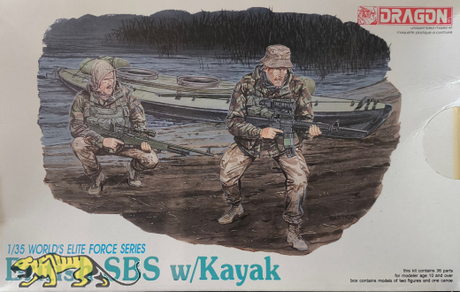 British SBS with Kayak - Rarität - 1:35