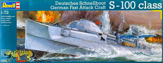 Deutsches Schnellboot S-100 - Rarität - 1:72