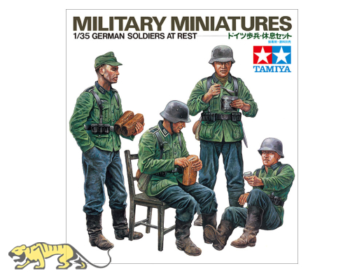 Deutsche Soldaten bei einer Pause - 1:35