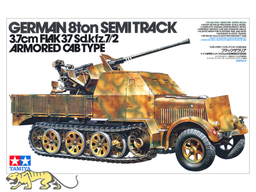 German Sd.Kfz. 7/2 8t Semi Track with 3,7cm FlaK 37 - 1/35