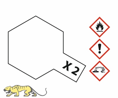 Tamiya X2 Weiß / White - Glänzend - 23ml