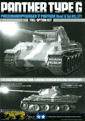 Instructions for Tamiya Panther G (56022) 1:16