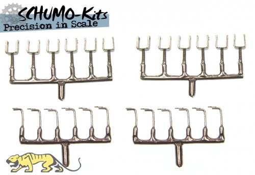 Rear spare-track holders for Tamiya Panther G and Jagdpanther