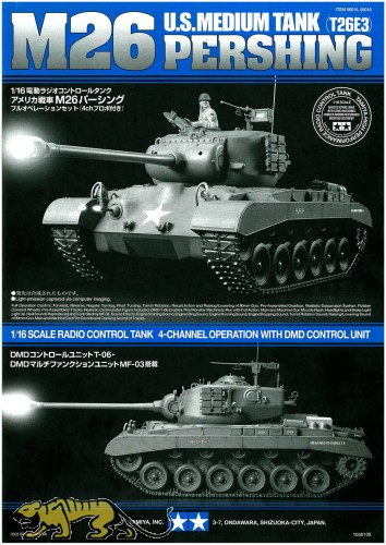 Bauanleitungsbeutel für Tamiya M26 Pershing (56016) 1:16