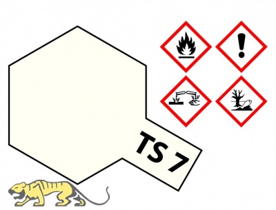 Tamiya TS7 Racing Weiß / Racing White - Glänzend - 100ml